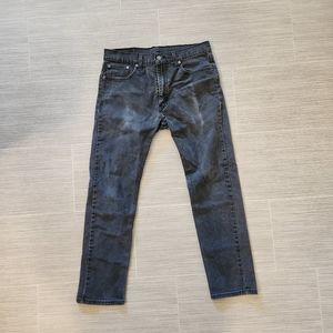 levis mens 33x31 black jeans